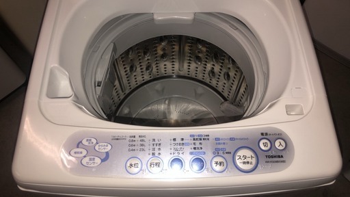 TOSHIBA　洗濯機　2010年　5.0kg