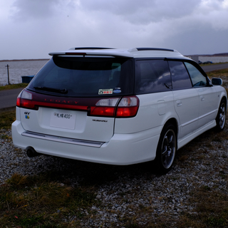 決まりました　BH-5 レガシィツーリングワゴン E-TUNEⅡ 4WD  5MT 4ナンバー 2名乗車登録 ナビ ETC 一時抹消登録済みの画像