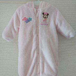 《美品》冬用ベビーおくるみ 50-70 (ミニー) 