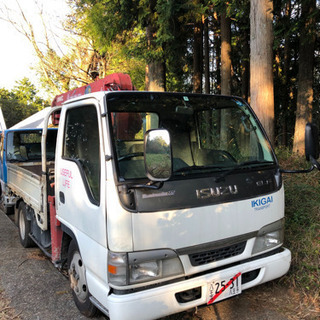 いすゞエルフショートクレーン車