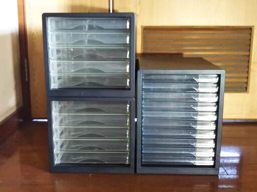 レターケースA4　5段×２　10段×１