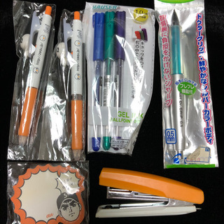 文房具6点★ざっくぅ  ボールペン2本 シャーペン ゲルペン ホ...