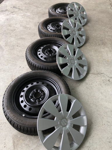 155/65R14   冬タイヤ  ホイール付