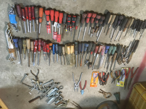 ドライバーセット▲工具！プライヤー！ニッパー！他一式！