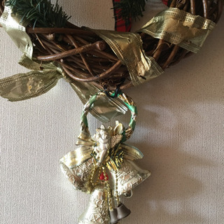 クリスマスリースの画像