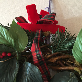 クリスマスリースの画像