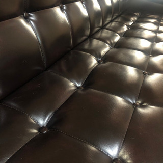 カリモク60 スリーピングソファ　アンティークの画像