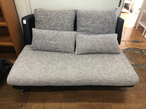 2人掛けソファ グレー デザイナー家具 椅子