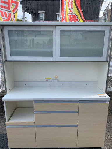 取引中☆パモウナ 美品 キッチン棚 近場配送無料☆