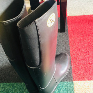美品 数回のみ使用 ダフナ レインブーツ ロングブーツ 24.5の画像