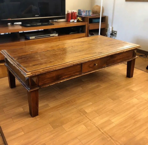 【希少】アジアンテーブル、ローテーブル、リビングテーブル、バリ風