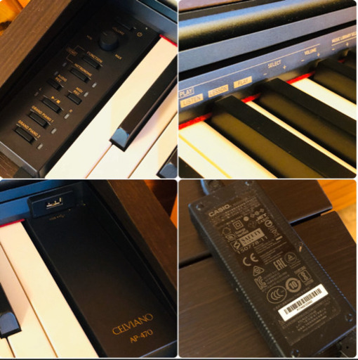 特価！！CASIO CELVIANO AP-470BN 電子ピアノ 88鍵盤 2018年製！極上です！動作保証！！