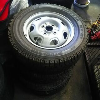 BRIDGESTONE・BLIZZAK175/70R13ホイール付きスタッドレスタイヤ4本セット