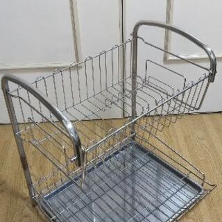 水切りラック キッチン 食器洗いに！の画像