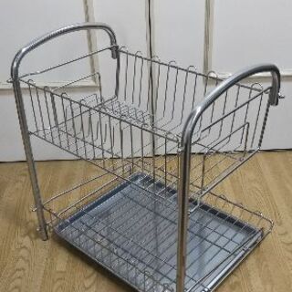 水切りラック キッチン 食器洗いに！の画像