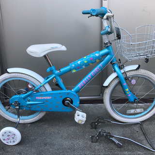補助輪付き子供自転車　DUALLY GIRL ジュニアバイク
