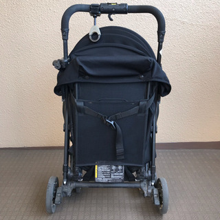 Combi F2 ベビーカー ホワイト ライナー ホイールカバー 荷物フック付きの画像