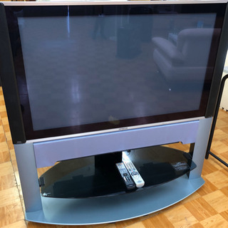 ★プラズマTV 42型 テレビ台・ヤマハスピーカーつき　/ 日立...