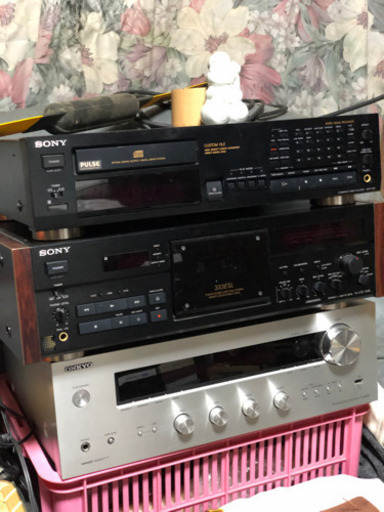 引き取り決まりました アンプ カセットデッキ CDプレーヤー まとめて