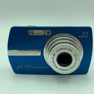 値下げしました　OLYMPUS デジカメ　μ710 カリビアンブルー 