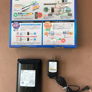 wi-fiホームルータ aterm WG1200HS NEC製 取説有の画像