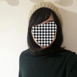 ニット帽　ベージュの画像