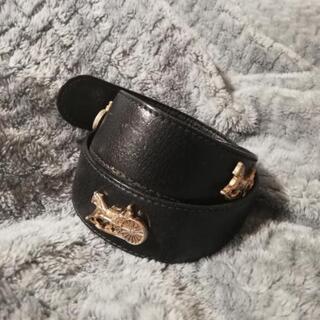 CELINE ゴールドバックルベルト