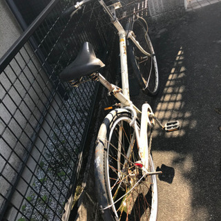 【交渉中】自転車　ジャンク品　無印良品の画像