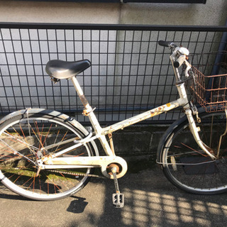 【交渉中】自転車　ジャンク品　無印良品の画像