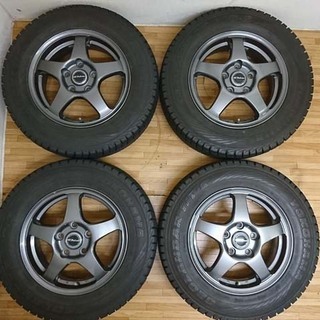 社外アルミ付スタッドレスタイヤ 175/80R15 パジェロミニ/テリオス