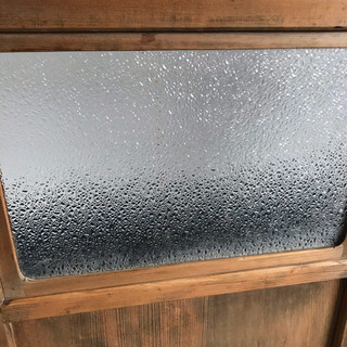 ダイヤガラス 扉 引き戸 4枚 セット 古材 古民家 ガラス カフェ アンティーク aの画像