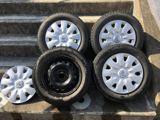 【東京都八王子市発❗️】　14インチ　タイヤ付き鉄ホイール　4本