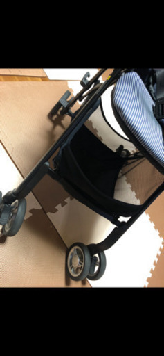 【美品】ベビーカー ピジョン パタン デニム
