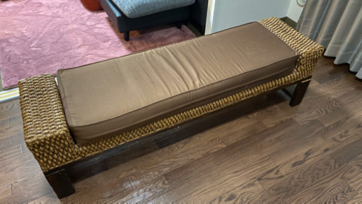 アジアン家具　ベンチソファー　幅1490mm