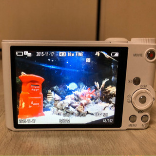 デジカメ WiFi機能付♪SONYサイバーショットDSC-WX100Wの画像