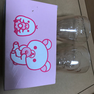 ミスドのガラスコップ　リラックマ