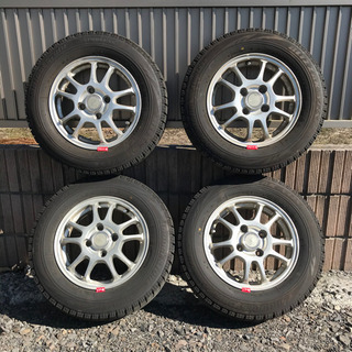 ブリヂストン ブリザック VRX 2018年製造 145/80R13 ホイール付