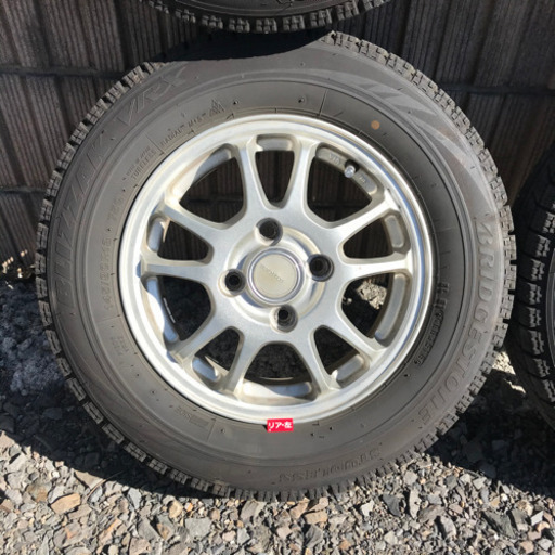 ブリヂストン ブリザック VRX 2018年製造 145/80R13 ホイール付