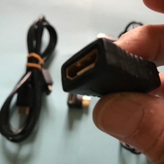 HDMI延長コネクター2個・HDMI延長ケーブル2本の画像