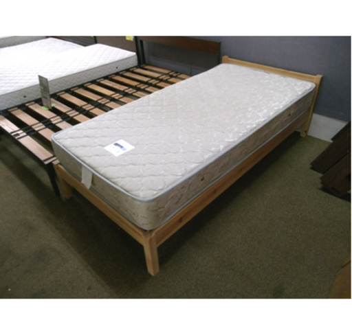 札幌【MUJI パイン材シングルベッド】工具不要 ふつう～やわらかい 分解＆組立て超かんたん ポケットコイル 無印良品 良品計画 ベット 本郷通店