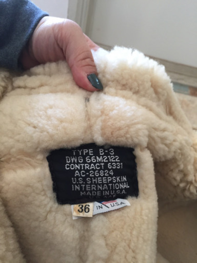 US SHEEPSKIN B-3 フライトジャケット