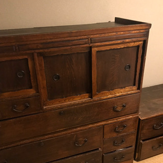 昭和初期？　箪笥　たんす　お譲りします　〈引き取り限定〉の画像