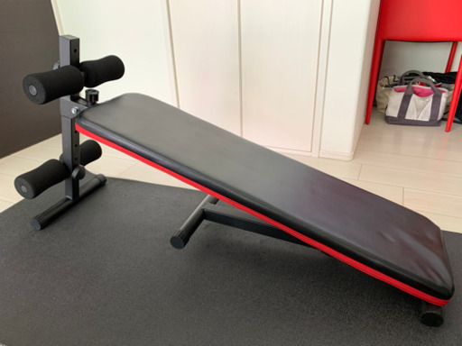 ダンベル６０kg　折りたたみ式フラットベンチ　セットで