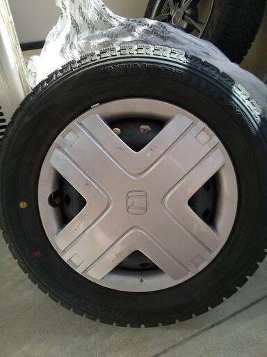 【値下げ！】H29製造！155/65R13ダンロップWINTER MAXX 02【ホンダ純正スチールホイール】