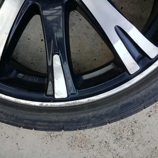 16インチ アルミホイール 4本セット 165/45R16の画像