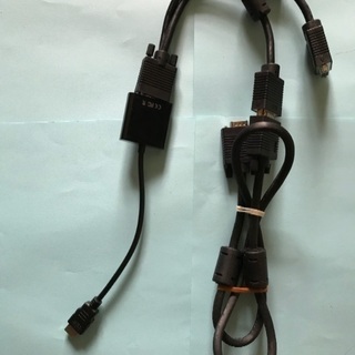 ディスプレイ2分配器ー・シリアル変換アダプター他等の画像