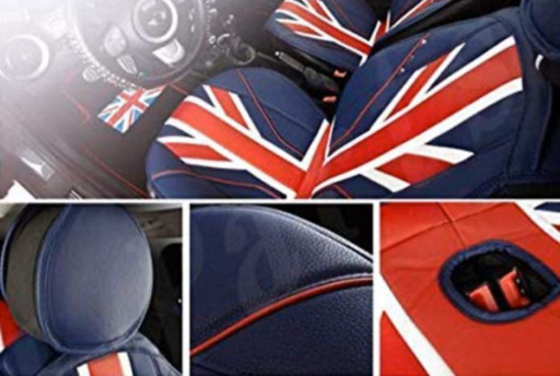 MINI ミニクーパー　シートカバー　ユニオンジャック　R56用