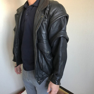 本革ジャンパー
