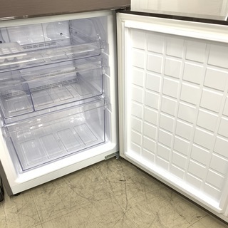 J151 【動作確認、クリーニング済】 SHARP　シャープ　冷蔵庫　SJ-PD27D　2018年製　★動作保証ありますの画像
