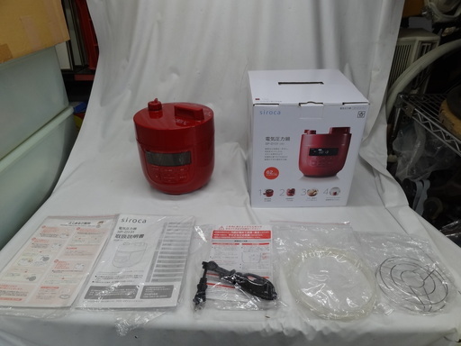 siroca 電気圧力鍋 SP-D131 レッド 2018年製 札幌 豊平区 アウトレットモノハウス平岸店